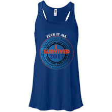 Custom Personalized T-Shirt Ladies' Bella + Canvas Flowy Racerback Tank