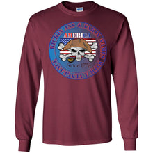 America Kickin Ass Since 1776 -B Personal Designer long sleeve T-shirts Men's Women's LS Ultra Cotton T-Shirt