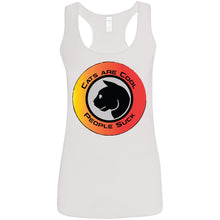 "Cats Are Cool"- Custom Personalized Ladies' Softstyle Racerback Tank