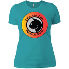 "Cats Are Cool"- Custom Personalized Ladies' Boyfriend T-Shirt