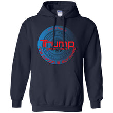 TRUMP: YEAR TWO "Pooch Screwed" Blue Personal Designer Men's Women's Pullover Hoodie 8 oz.