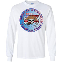 America Kickin Ass Since 1776 -B Personal Designer long sleeve T-shirts Men's Women's LS Ultra Cotton T-Shirt