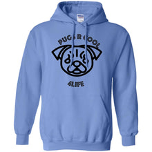 "Pugs R Cool 4Life" - B Personal Designer Men's Women's Pullover Hoodie 8 oz.