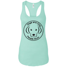 "Dogs Are Cool People Suck" - Custom Personalized Ladies' Ideal Racerback Tank