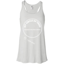 "My Circle of Trust" - Custom Personalized T-Shirt Ladies' Bella + Canvas Flowy Racerback Tank