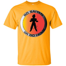 "Go Saiyan or Go Home" Custom Personalized T-shirts Men's Women's Ultra Cotton T-Shirt