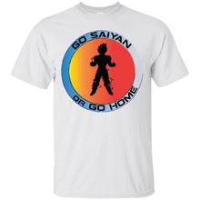 "Go Saiyan or Go Home" Custom Personalized T-shirts Men's Women's Ultra Cotton T-Shirt