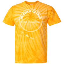 "My Circle of Trust" - Custom Personalized T-shirts Men's Women's 100% Cotton Tie Dye T-Shirt