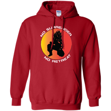 "No Surrender No Retreat - Saiyan" Personal Designer Men's Women's Pullover Hoodie 8 oz.