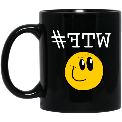 Custom Personalized 11 oz. Black Mug