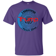 "I Survived Trump:Year One" - Saiyan" Custom Personalized T-shirts Men's Women's Cotton T-Shirt