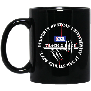 " Property of Lycan U. Lunar Studies" - MBW Custom Personalized 11 oz. Black Mug