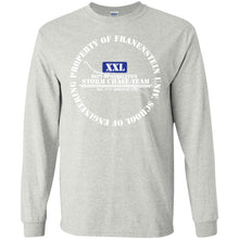 "Property of Frankenstein U. School of Engineering" - W Personal Designer long sleeve Hoodie Men's Women's LS Ultra Cotton T-Shirt