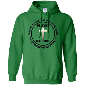 "Prayer Warrior" - Personal Designer long sleeve Hoodie Men's Women's Pullover Hoodie 8 oz.