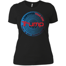 "I Survived Trump:Year One" - Custom Personalized Ladies' Boyfriend T-Shirt