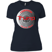 "I Survived Trump:Year One" - Custom Personalized Ladies' Boyfriend T-Shirt