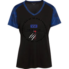 "Property of Black Lagoon U" Custom Personalized T-shirts Men's Women's Ladies' CamoHex Colorblock T-Shirt