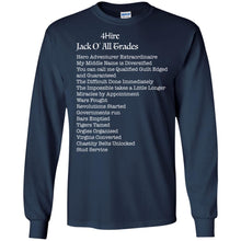 Jack O All Trades - W Personal Designer long sleeve Hoodie Men's Women's LS Ultra Cotton T-Shirt