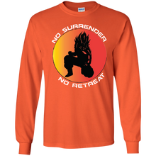 "No Surrender No Retreat - Saiyan" Personal Designer long sleeve Men's Ultra Cotton T-Shirt