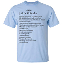 4Hire Jack O All Trades - B Custom Personalized T-shirts Men's Women's Ultra Cotton T-Shirt
