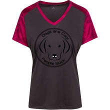 "Dogs Are Cool People Suck" - Custom Personalized T-shirts Men's Women's Ladies' CamoHex Colorblock T-Shirt