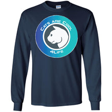 CAT R COOL 4LIFE - A Personal Designer long sleeve Hoodie Men's Women's LS Ultra Cotton T-Shirt