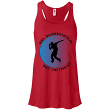 "No Surrender - Dance'n4Life" Custom Personalized T-Shirt Ladies' Canvas Flowy Racerback Tank