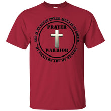 "Prayer Warrior" Take A Knee - Custom Personalized T-shirts Men's Women's Ultra Cotton T-Shirt