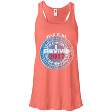 Custom Personalized T-Shirt Ladies' Bella + Canvas Flowy Racerback Tank