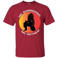 "No Surrender No Retreat - Saiyan" Custom Personalized T-shirts Men's Women's Cotton T-Shirt