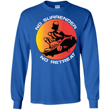 "No Surrender No Retreat - Sk8N" Personal Designer long sleeve Men's Ultra Cotton T-Shirt