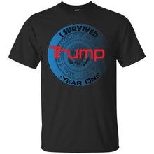 "I Survived Trump: Year One" - B Custom Personalized T-shirts Men's Women's Ultra Cotton T-Shirt