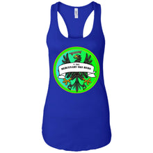 4Hire  "Mercenary Sk8 Hero" Custom Personalized Ladies' Ideal Racerback Tank
