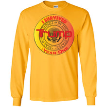 "I Survived Trump: Year One" - G Personal Designer long sleeve Hoodie Men's Women's LS Ultra Cotton T-Shirt