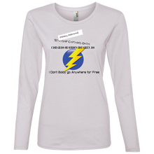 "Hot Green Ass" Personal Designer long sleeve Ladies' Lightweight LS T-Shirt