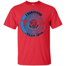 "I Survived Trump:Year One" - Saiyan" Custom Personalized T-shirts Men's Women's Cotton T-Shirt