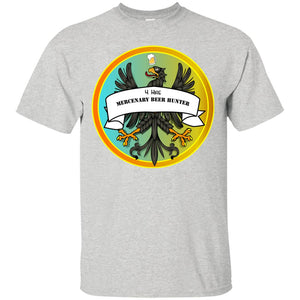 4Hire  ”Mercenary Beer Hunter" - Custom Personalized T-shirts Men's Women's Ultra Cotton T-Shirt jt