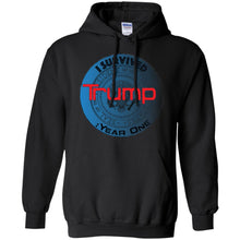 "I Survived Trump: Year One" - B Personal Designer Men's Women's Pullover Hoodie 8 oz.