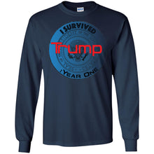 "I Survived Trump: Year One" - B Personal Designer long sleeve Hoodie Men's Women's LS Ultra Cotton T-Shirt