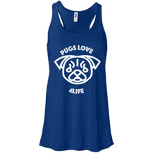 Custom Personalized T-Shirt Ladies' Bella + Canvas Flowy Racerback Tank