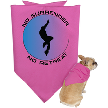 "No Surrender - Dance'n4Life" Cool Unique Designer Doggie Bandana