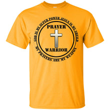 "Prayer Warrior" Take A Knee - Custom Personalized T-shirts Men's Women's Ultra Cotton T-Shirt