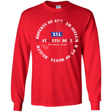 PROPERTY OF ARKHAM3A "Arkham Athletics - Help" - Personal Designer long sleeve Men's Ultra Cotton T-Shirt