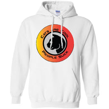 "Cats Are Cool"- Personal Designer long sleeve Hoodie Men's Women's Pullover Hoodie 8 oz.