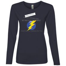"Hot Green Ass" Personal Designer long sleeve Ladies' Lightweight LS T-Shirt