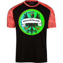 4Hire  "Mercenary Sk8 Hero" Custom Personalized T-shirts Men's Women's CamoHex Colorblock T-Shirt