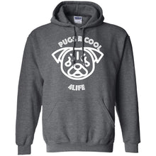"Pugs R Cool 4Life" - W Personal Designer Men's Women's Pullover Hoodie 8 oz.