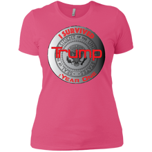 "I Survived Trump:Year One" - Custom Personalized Ladies' Boyfriend T-Shirt