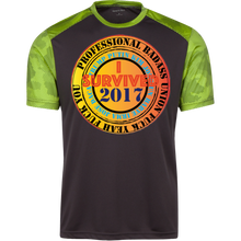 "Fuck Yeah - I Survived 2017" Custom Personalized T-shirts Men's Women's CamoHex Colorblock T-Shirt