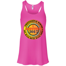 "Fuck Yeah - I Survived 2017" Custom Personalized T-Shirt Ladies' Canvas Flowy Racerback Tank